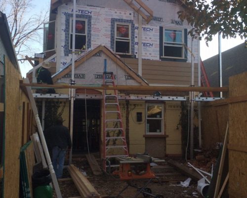 ArcWest Architects W 33rd Pop Top 2nd floor taking shape